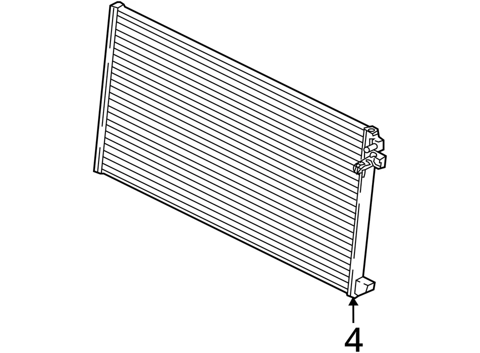 Soporte de radiador delantero Intercooler 2,0 L montado para 17-20 F-PACE 757700 Foto 4 de 4