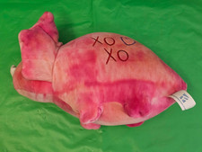 Pink Triceratops Plush 12" Stuffed Animal Tie Dye Dinosaur Valentines Day
