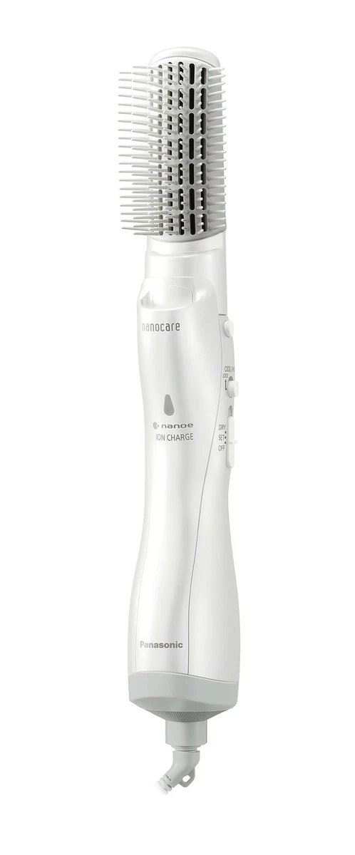 ヘアアイロン nanocare ion charge EH-KN7J Panasonic EH-KN7J-W Nanocare Curling Hair Dryer Nanoe White 100V