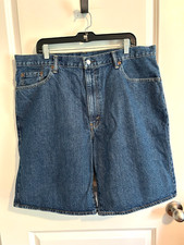 Levi's 550 Red Tab Relaxed Fit Blue Denim Shorts Men's Size 42