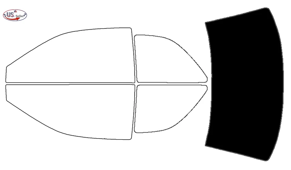 Kit de película de tinte de ventana de 2 capas precortada para Subaru Impreza 1998-2001 cupé de 2 puertas Foto 3 de 4