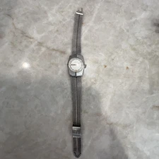 Vintage BULOVA ACCUTRON Tuning Fork Watch Date  n2 H97590 Beautiful Watch As Is