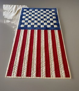 Quilted Hand Crafted American Flag