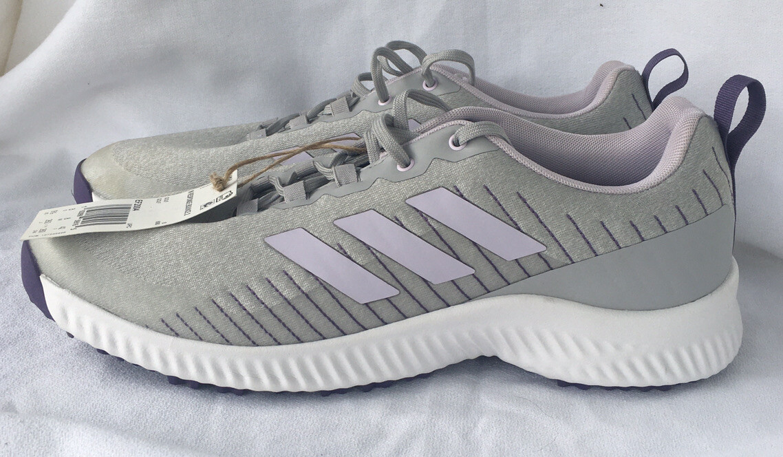 NEW Womens Adidas Response Bounce SL Golf Shoes White Purple Size