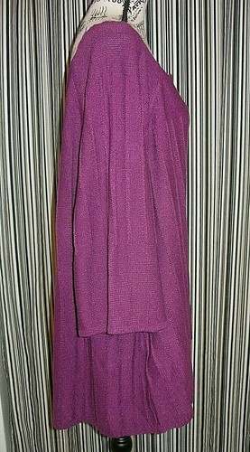 Avenue Women's Plus 26/28W New Purple Plum Sweater Collection 3/4 Sleeve Tag - Picture 4 of 8
