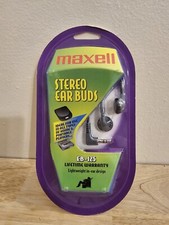 VTG Maxell EB-125 Digital Stereo Binaural Ear Buds for Portable Music Players