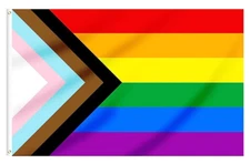  3x5FT Rainbow Pride Flag Banner LGBTQ Gay Lesbian Love Equal