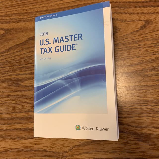 U S Master Tax Guide 2018 By CCH Tax Law Editors Staff 2017 Trade U S Master Tax Guide 2018 By CCH Tax Law Editors Staff 2017 Trade