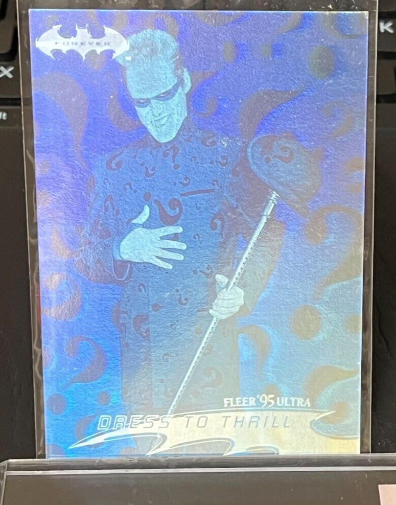 1995 FLEER ULTRA BATMAN FOREVER Hologram Chase/Insert #26 The Riddler