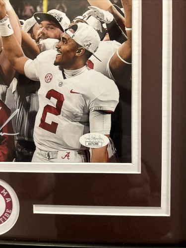 Nick Saban Alabama Signed 8x10 Photo W/ COA JSA Framed - Picture 3 of 5