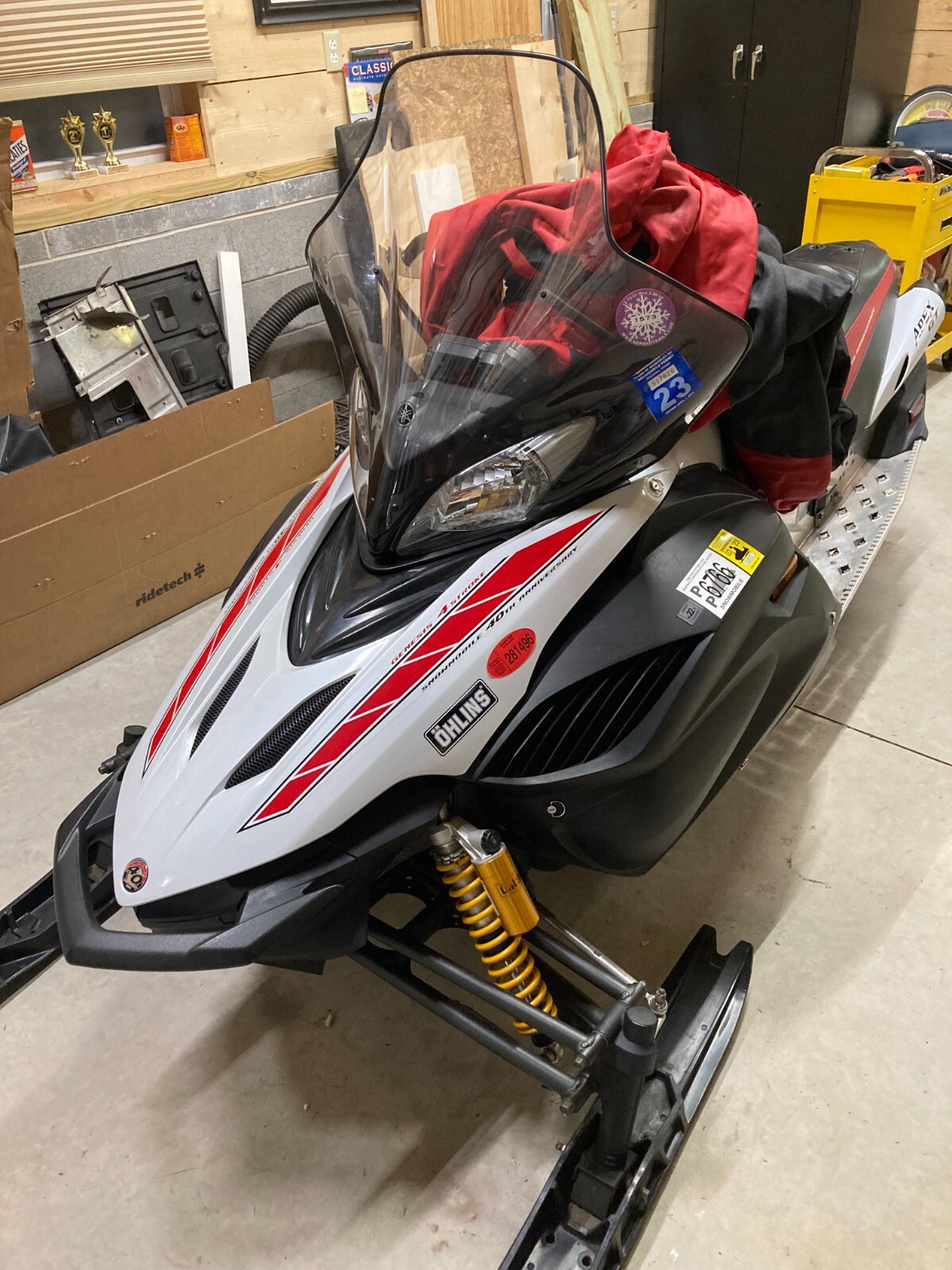 Yamaha 40TH Anniversary Apex GT snowmobile eBay