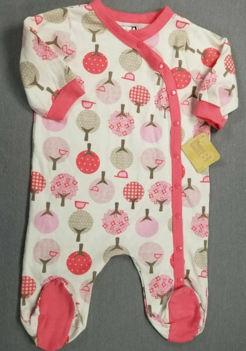 Baby Girl Clothes New Baby 8 0 3 Month Colorful Trees Footed Outfit