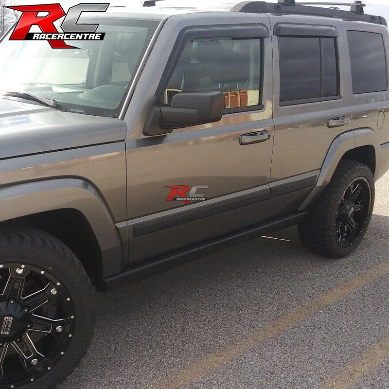 Fits 06-10 Jeep Commander Acrylic Window Visors Vent Wind Deflector Rain Guard Foto 2 de 4