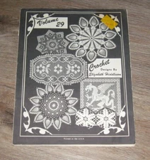 Crochet Designs by Elizabeth Hiddleson DOILIES patterns DRAGON Volume 29