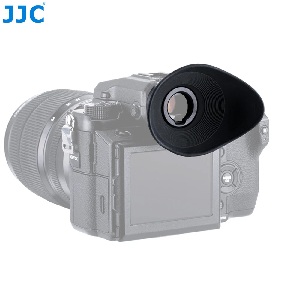 Ocular ergonómico con forma ovalada JJC para FUJIFILM X-T2 GFX-50S reemplaza EC-XT L Foto 3 de 4