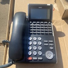 LOT OF QTY 10 NEC DT400 BK Telephone DZV W-3Y Have Scratces