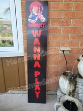 Chucky porch sign kit/diy/make your own