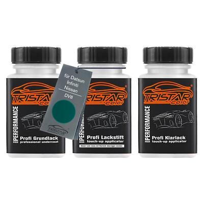 Autolack Lackstift Set für Datsun Infiniti DV8 Marine Green Metallic 3 x 50ml
