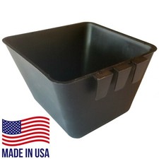 Pinnon Hatch Farms 4 Pack Black Square 1.2 Quart Hanging Feed and Water Cups