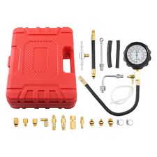 Engine Fuel Injection Pump Pressure Tester Manometer Gauge Adapter Car Tool Kit