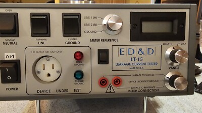 Digital Leakage Current Tester, ED&D/Educated Design & Development LT-15 