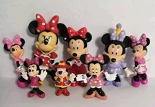 Disney Minnie Mouse Figure Lot Of 8 Vintage A...