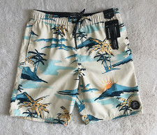 NWT O'Neill Mens S Cabana Volley 18" Board Shorts Swim Trunks Island 8" Inseam