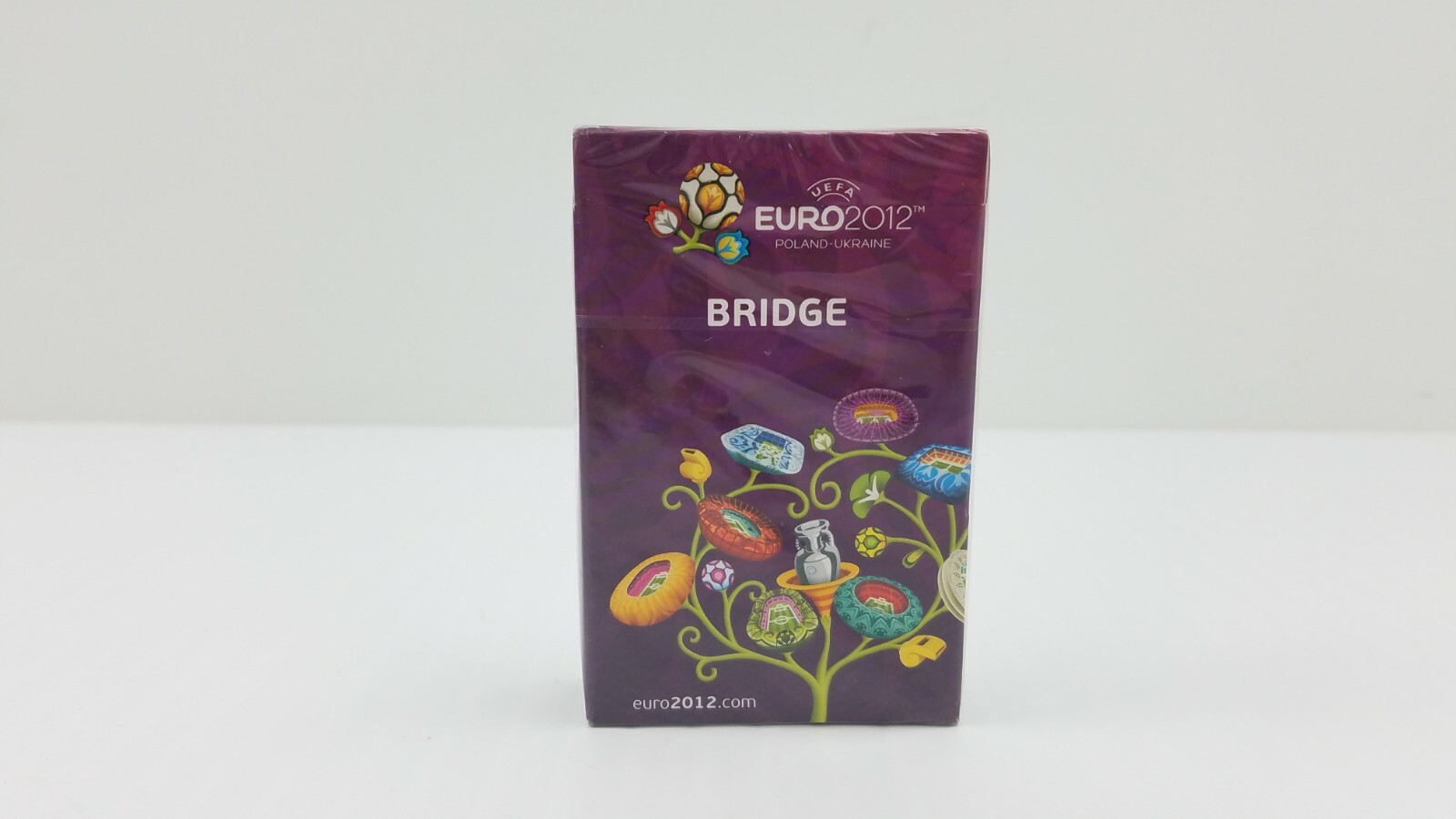 UEFA EURO 2012 SOCCER BRIDGE SET PLAYING CARDS-OFFICIAL LICENSED PRODUCT