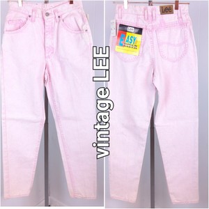 vintage deadstock lee pink corduroy pants