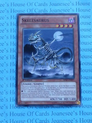 Yu-Gi-Oh! Skelesaurus Card - SHSP-EN037 Common 1st Edition From Shadow Specters Set - View #10