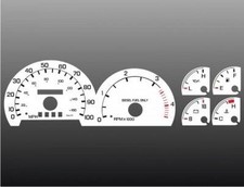 White Face Gauges For 1999-2001 Ford Truck Super Duty Diesel