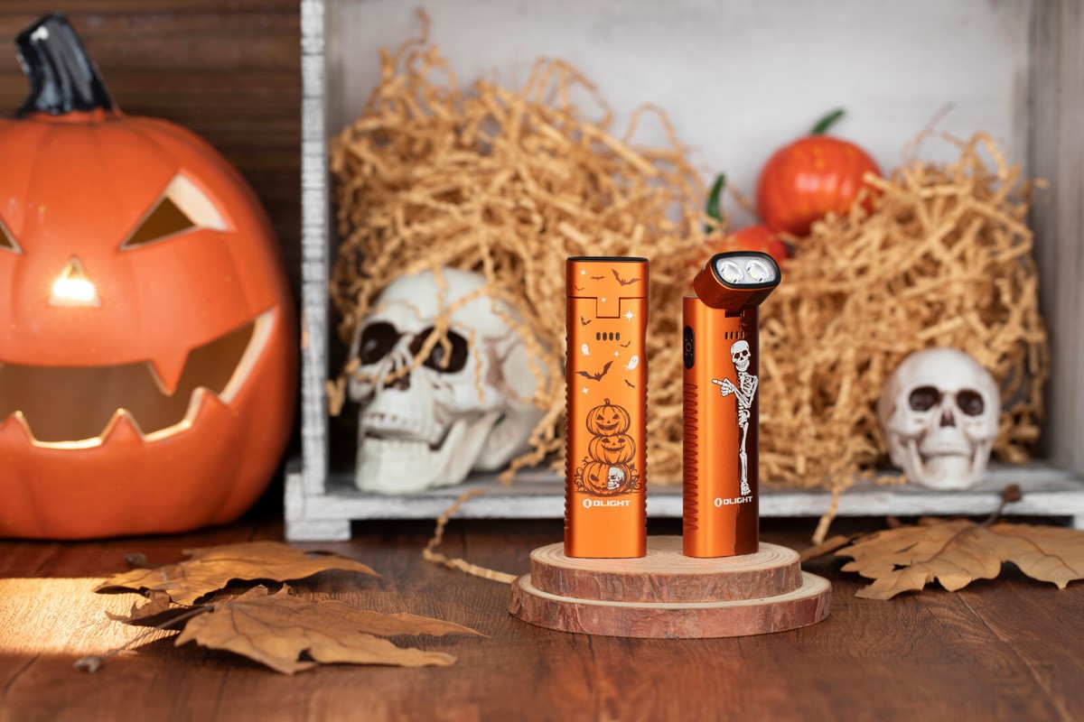 Olight Arkflex Pumpkin Orange Adjustable Right Angle Olight Arkflex Pumpkin Orange Adjustable Right Angle