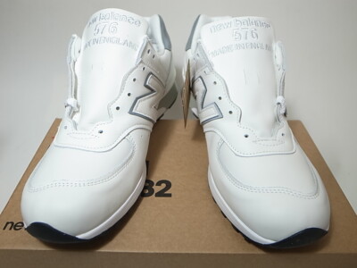 new balance 576 ネイビー/ホワイト New Balance 576 Made In England Mens Trainers in Off White
