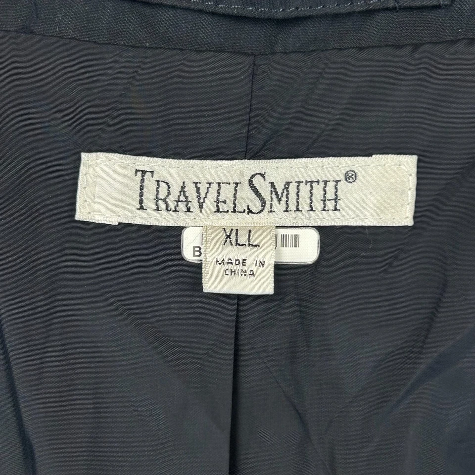 Travel Smith Jacket Mens Extra Large Long Black Field Utility Chore Streetwear - Image 2 of 4