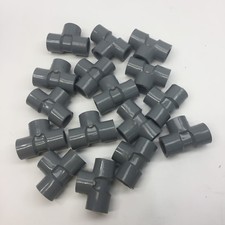 LOT OF 16 PVC 1/2 TEE FITTING SCHEDULE 80