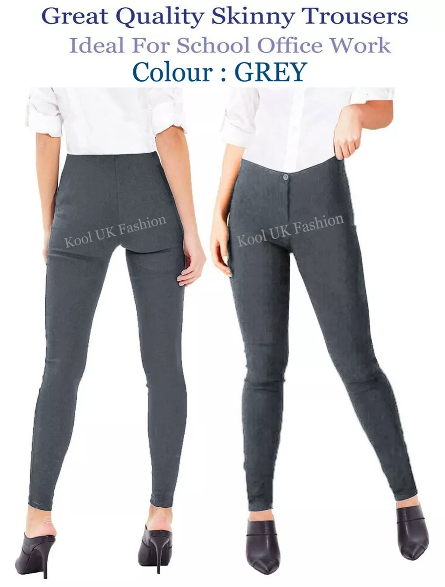 Buy STOP Solid Skinny Fit Women's Formal Wear Trousers | Shoppers Stop