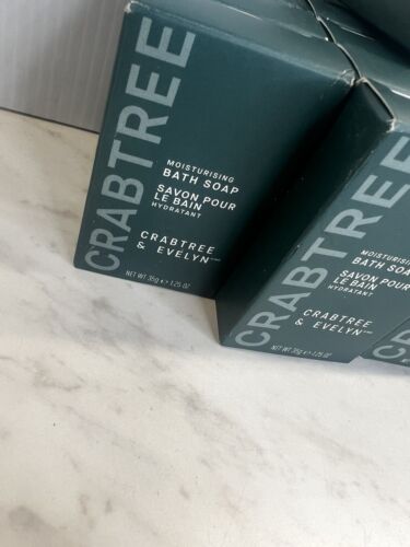 20 x saponette da bagno idratanti Crabtree & Evelyn 1,25 oz formato da viaggio (20 barrette) - Foto 4 di 8