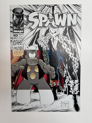 Spawn #10 (Image 1993) - Todd McFarlane - Dave Sim - Cerebus crossover issue -