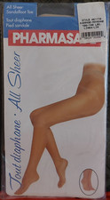 Vintage Pantyhose Rare Pharmasave All Sheer Color Linen size Average BFRIP2