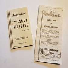 Seat Weaving Perkins Cane Vintage Booklets