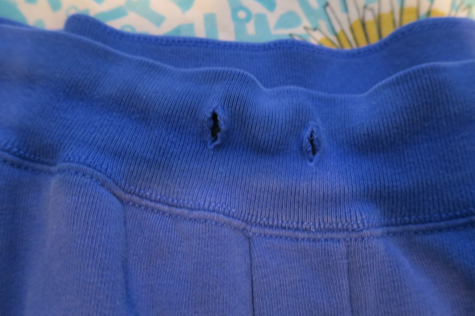 PONY Polo Ralph Lauren Felpa Uomo Taglia 2XL Blu Royal Elastico Vita (Leggi)