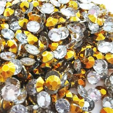 1000pcs Resin Jelly Flatback Rhinestones Non Hotfix 2-6mm Nail Art Craft Gems