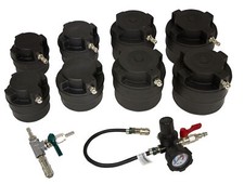 Lisle 69930 HD Turbo Air System Test Kit w/ Smoke Adapter, 10pc.