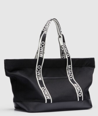 Mimco Tote Bag Canvas Large Black BNWT New Travel | eBay