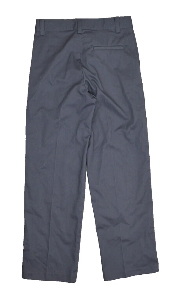 Uniforme escolar George Boys pantalones rectos frente plano cintura ajustada gris talla 8 Foto 3 de 4