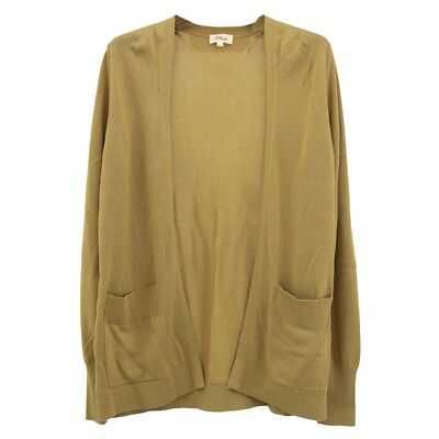 Cardigan S Oliver Strickjacke Senfgelb Strickjacke Gelb Only