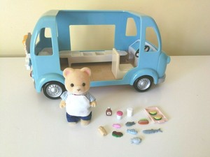 sylvanian families fish and chip van
