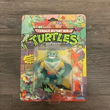 1990 Playmates TMNT Teenage Mutant Ninja Turtles Ray Fillet - Yellow Shirt Flaw