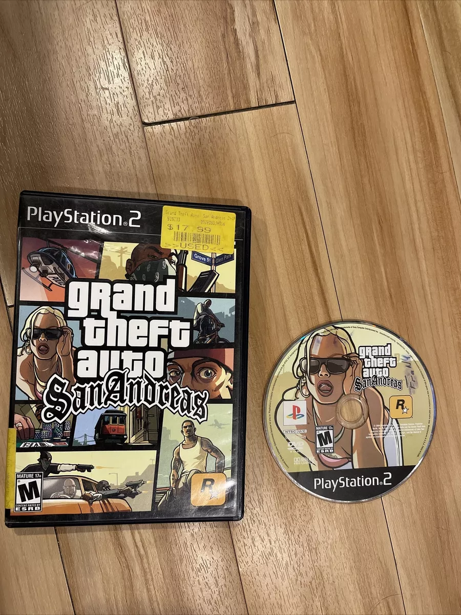  Grand Theft Auto: San Andreas - PlayStation 2 : Unknown: Video  Games