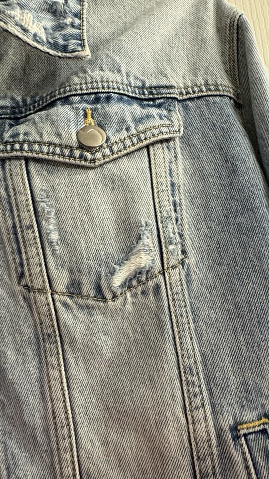 Taylor Hill by Joe's Jeans Women Blue Denim Jacket L - Image 3 of 4